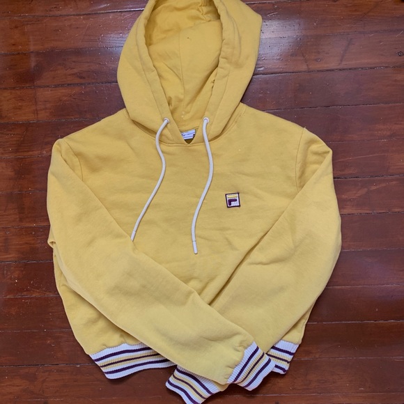 Fila Tops - Yellow Fila sweatshirt